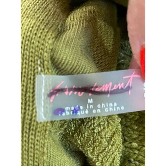 Free People Powder Bunny Sweat Size M - Picture 12 of 13